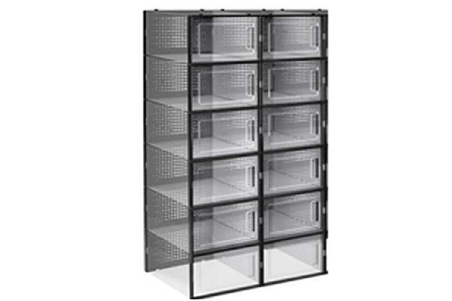 Songmics Lsp006b12v1 Adjustable Plastic Shoe Box - High-quality Shoe Storage Organiser