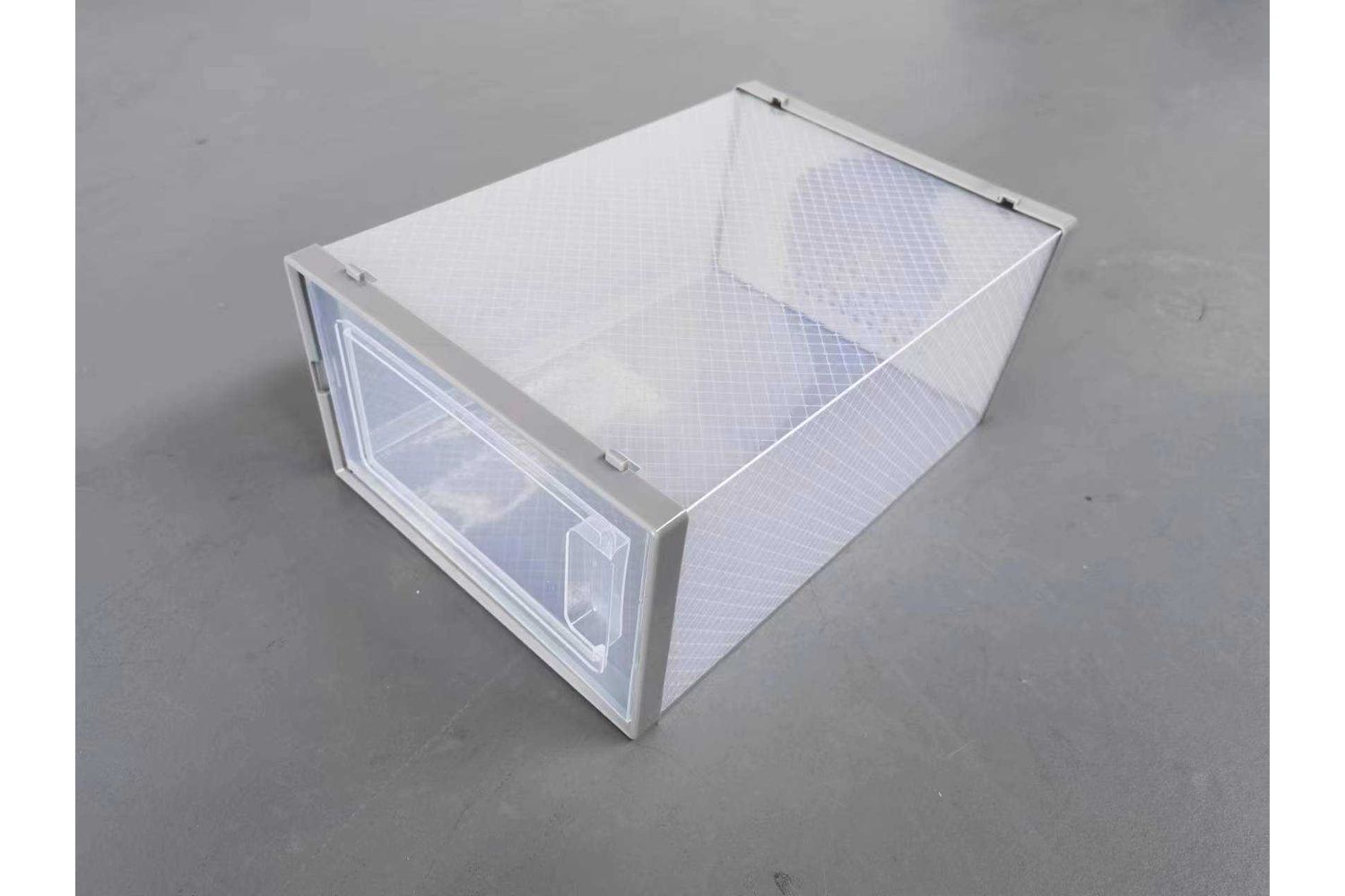 Songmics Lsp007g18 Plastic Shoe Box, High-quality Steel And Pp Plastic Construction, Diy Storage Solution, Adjustable & Easy To Assemble Shoe Rack Organiser