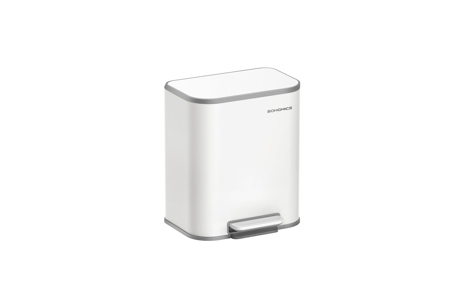 Songmics High-quality, Easy-to-assemble Adjustable Ltb542w02 Trash Can