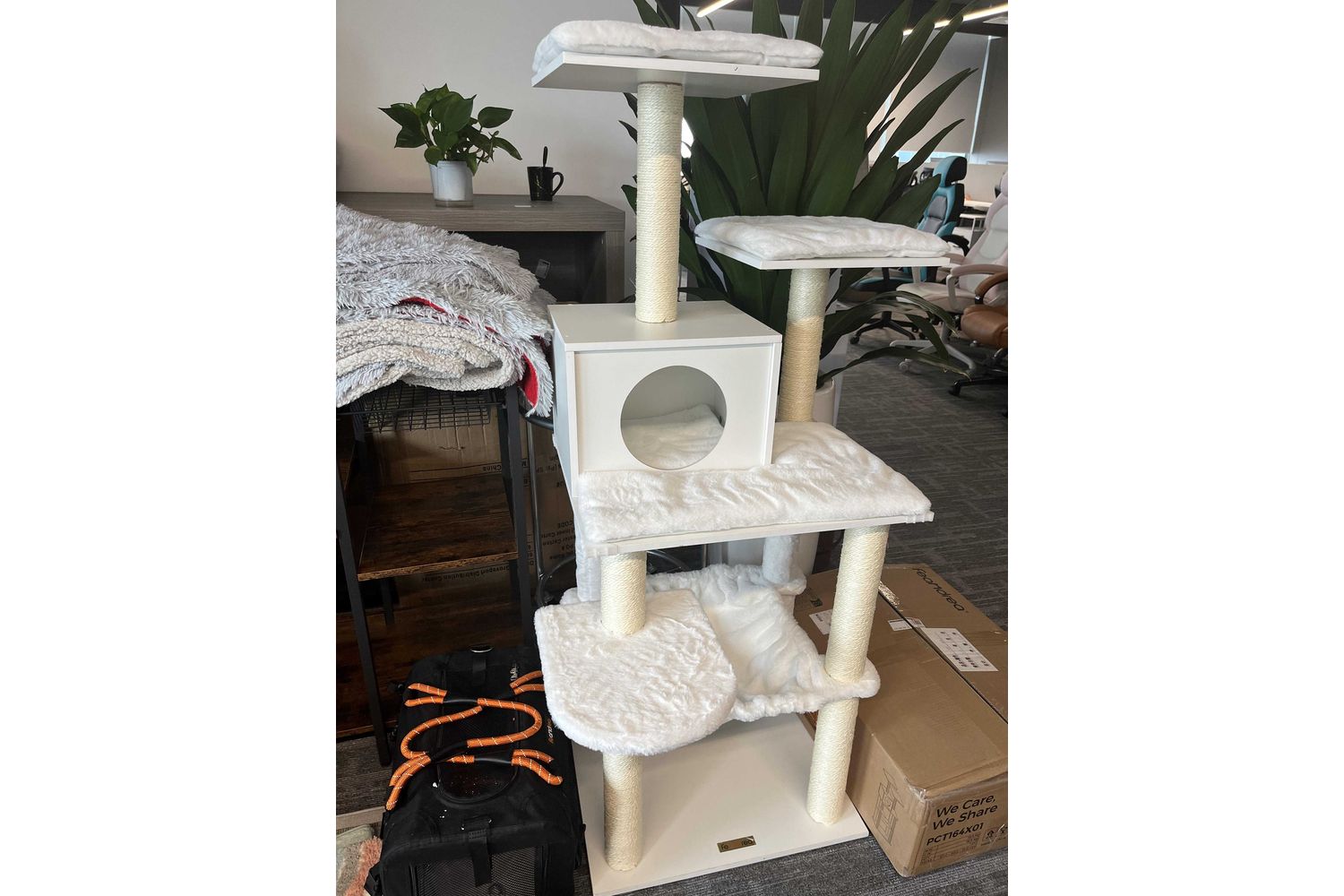 Feandrea Pct164w01 Cat Tree For Fun-filled Pet Play: Spacious, Comfortable, And Durable