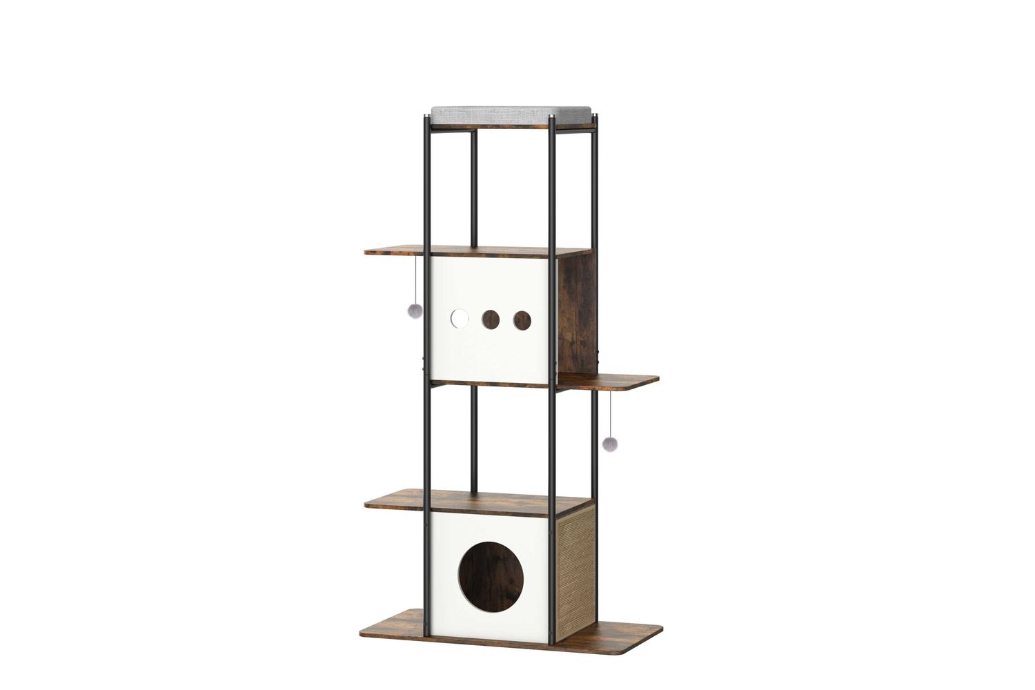 Feandrea Pct317x01 - Multi-level Cat Scratching Tree With Plush Sisal