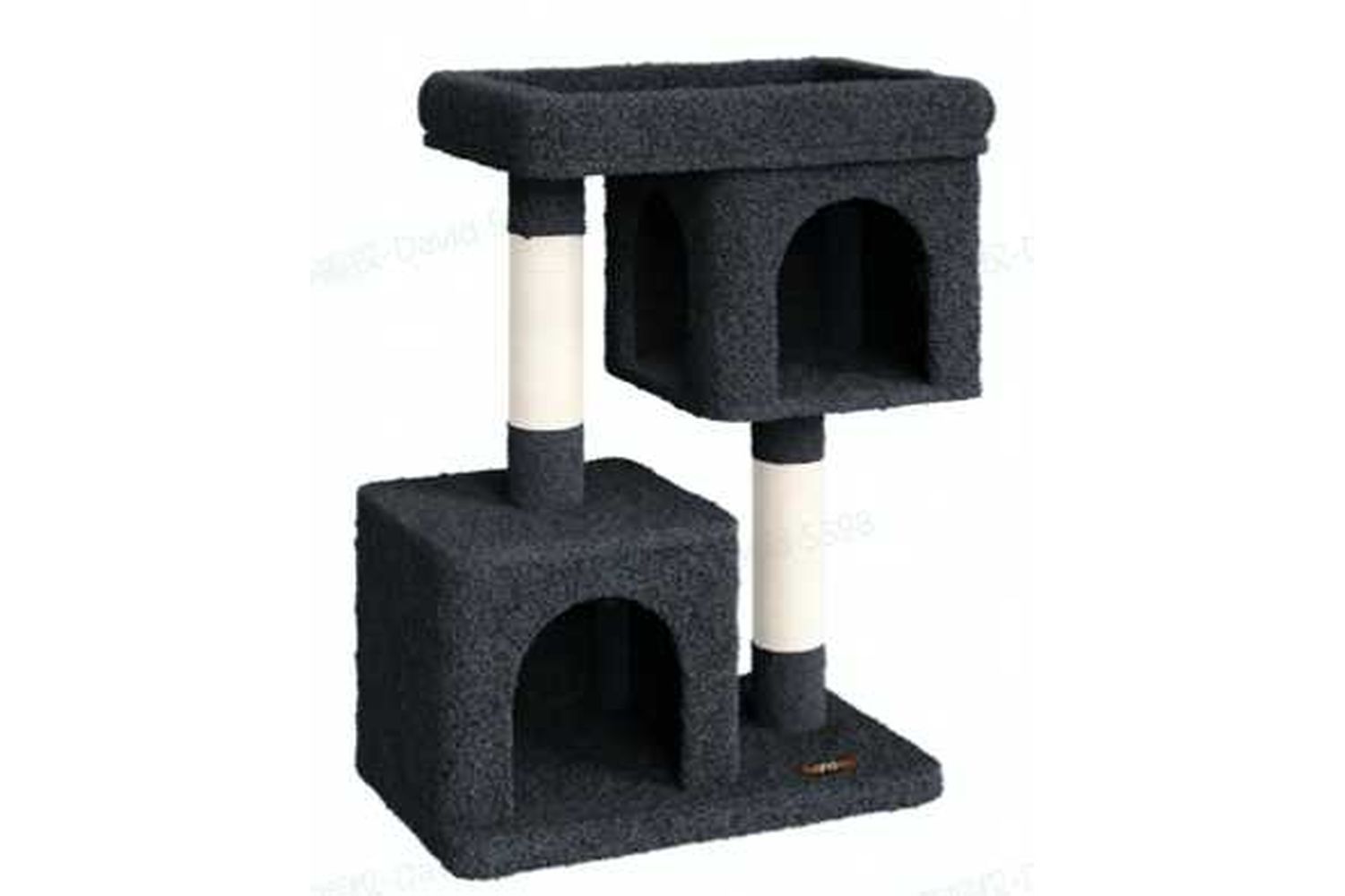 Feandrea Pct614g01 Cat Tree, 4-balls Amusement Park For Cats, Plush Scratch Tree With Padded Perch, Multilevel Staircase Design, Smoky Grey 
