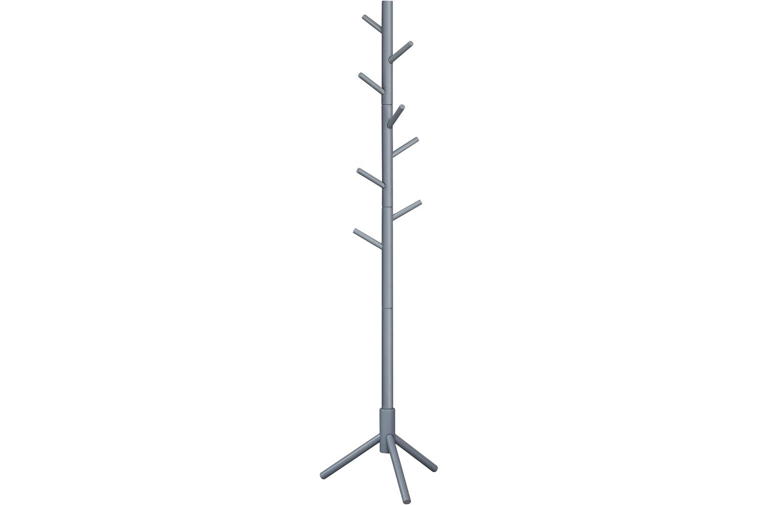 Vasagle Coat Rack - Rcr04gy - Solid Wood, Adjustable, Space-saving Diy Coat, Hat And Shoe Rack