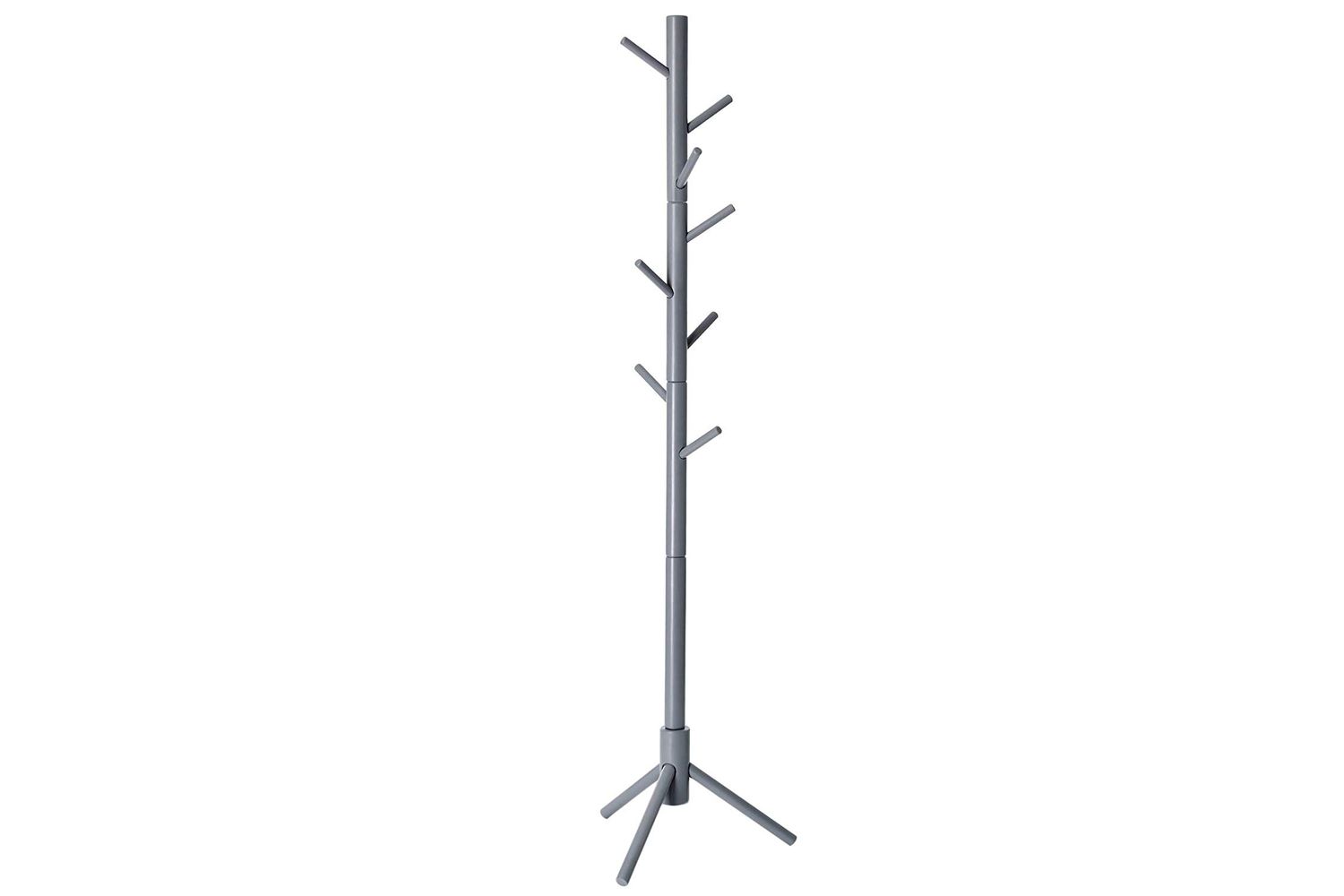 Vasagle Coat Rack - Rcr04gy - Solid Wood, Adjustable, Space-saving Diy Coat, Hat And Shoe Rack