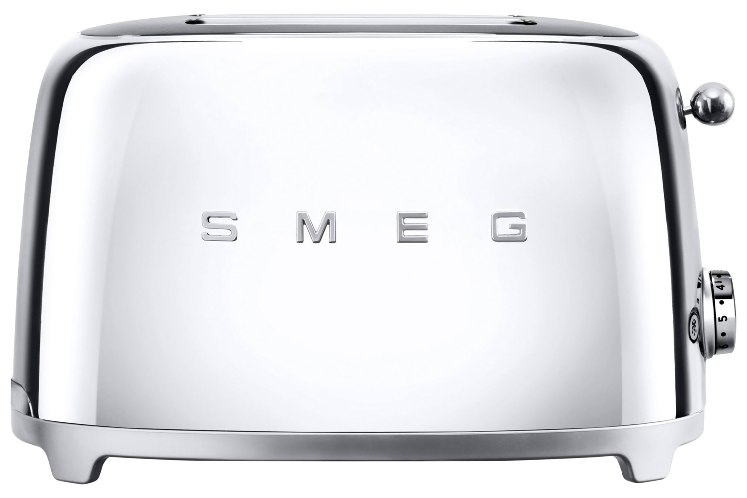 Smeg 50's Retro Style Aesthetic 2 Slice Toaster TSF01SSUK Stainless
