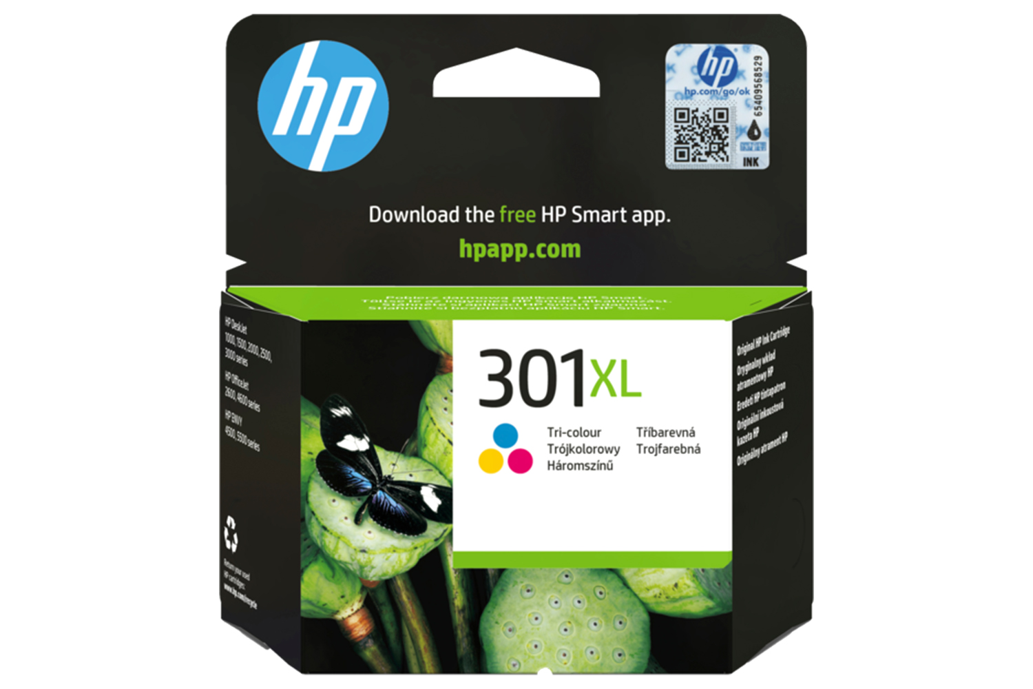 HP 301XL High Yield Original Ink Cartridge | Tri-colour