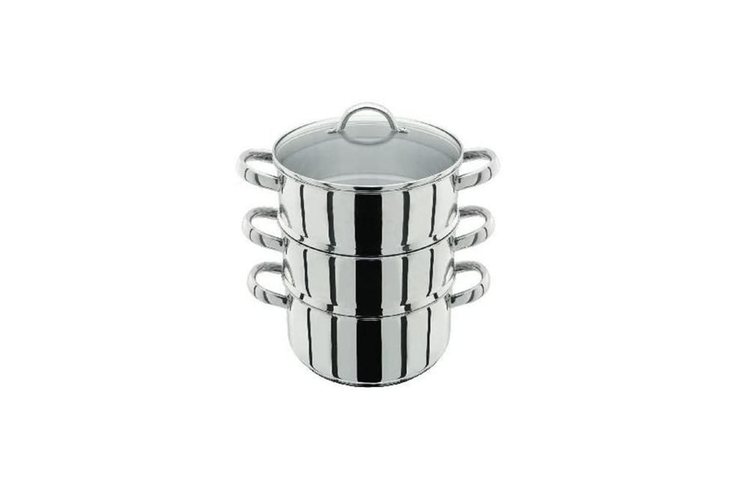 Judge Jx04 22cm 3tier Steam Set - Quality Steam Cooker For Healthy Living