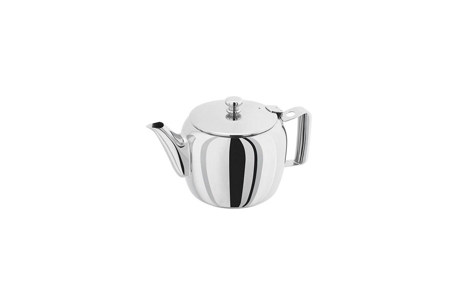 Stellar St07 - Traditional 4 Cup Stainless Steel Teapot With Dribble-free Spout