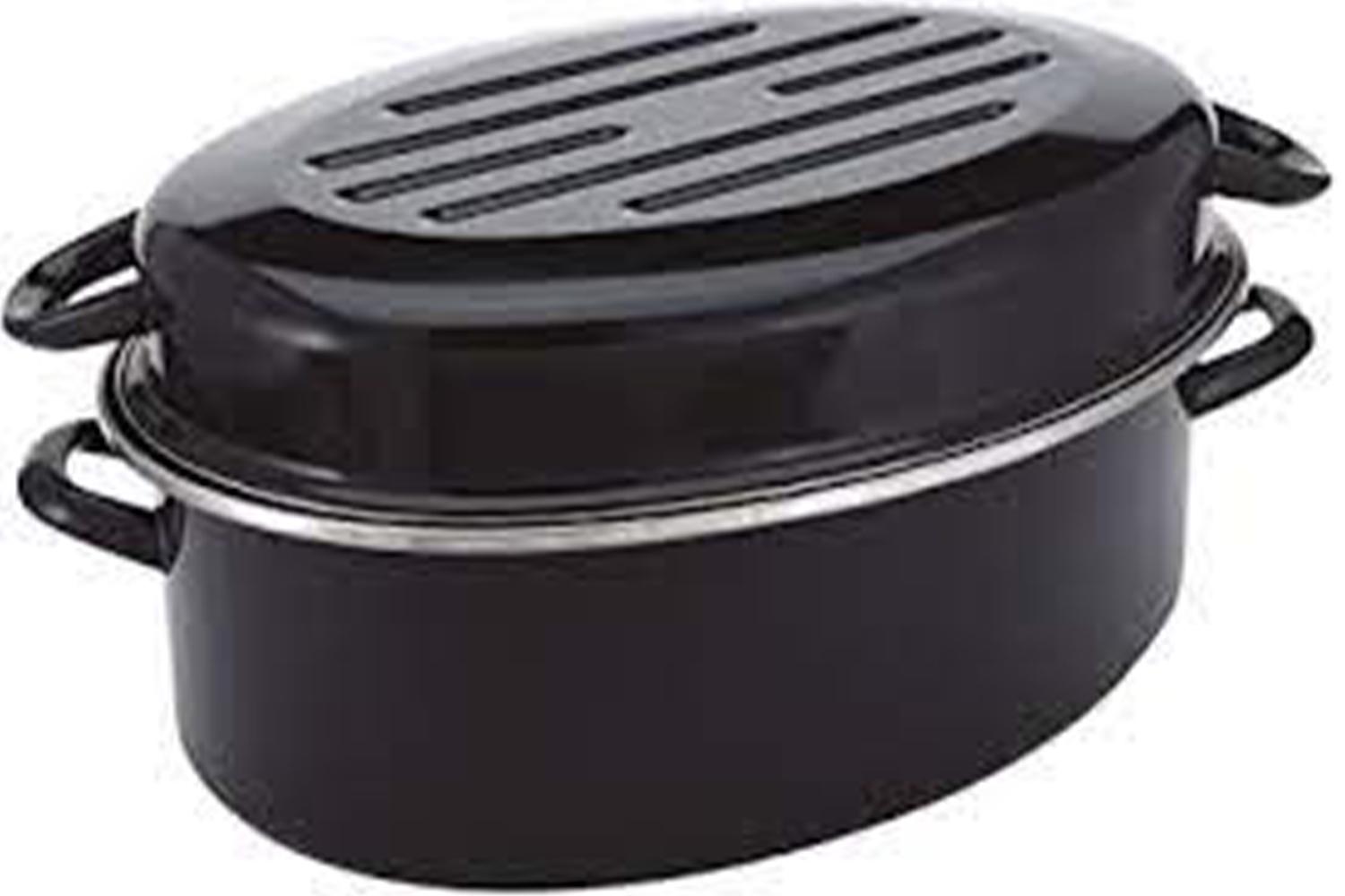 Judge Js02 - Homeware's Supreme Oval Roaster, Robust Carbon Steel Pan