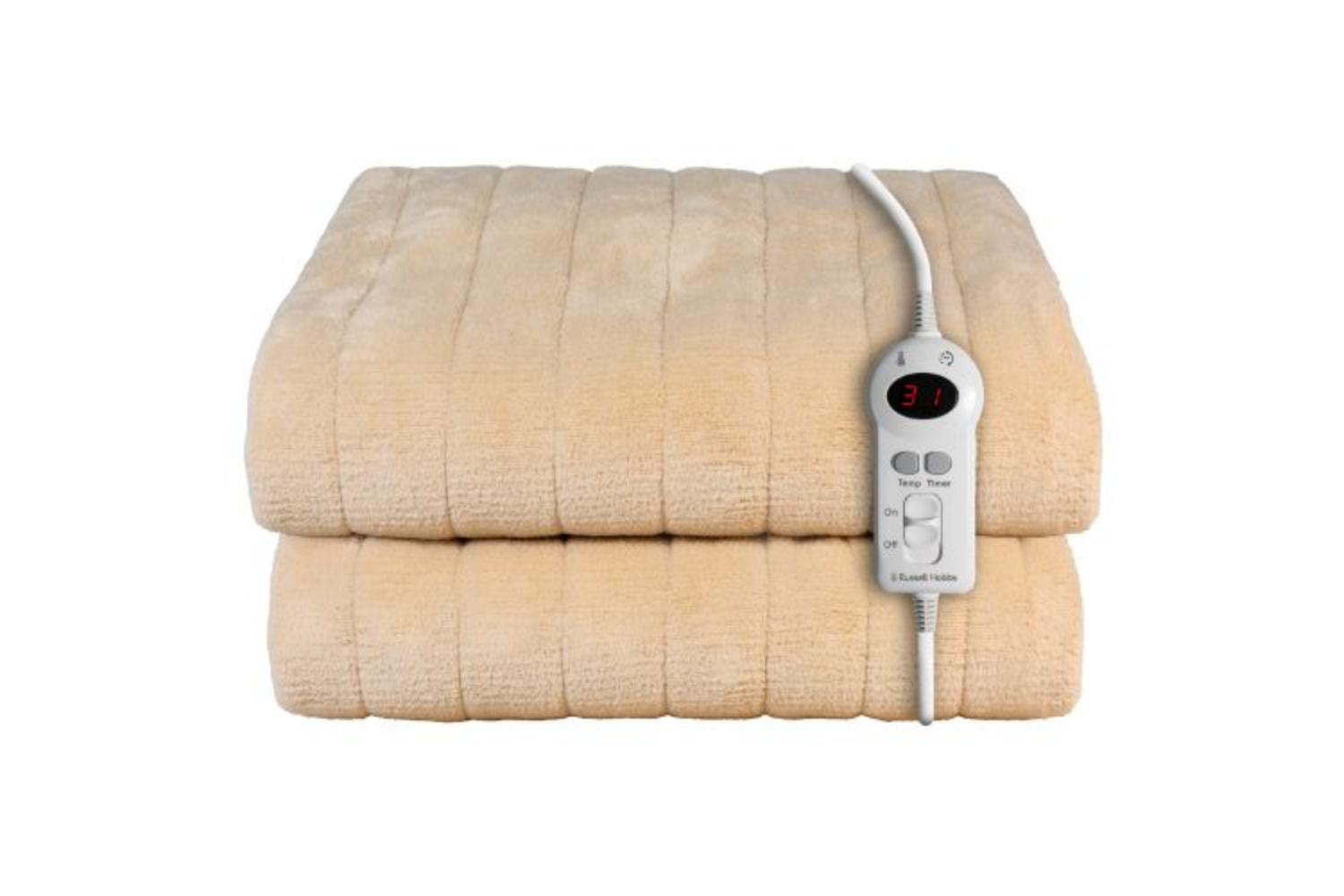 Russell Hobbs Sherpa Electric Blanket | Beige | RHHT1004BG