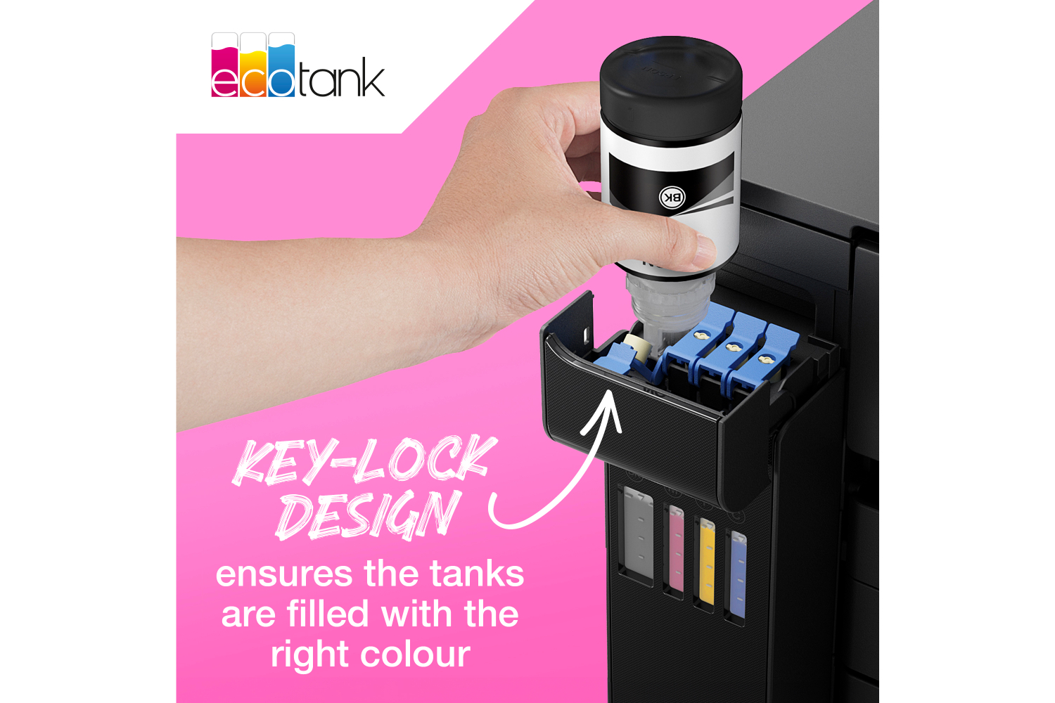 Epson 113 EcoTank Pigment Ink Bottle | Black