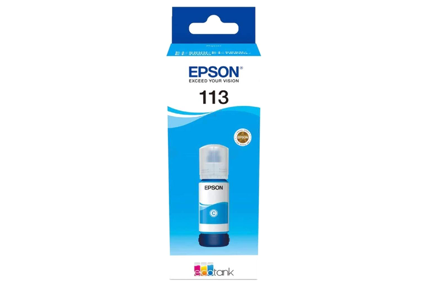 Epson 113 EcoTank Pigment Ink Bottle | Cyan