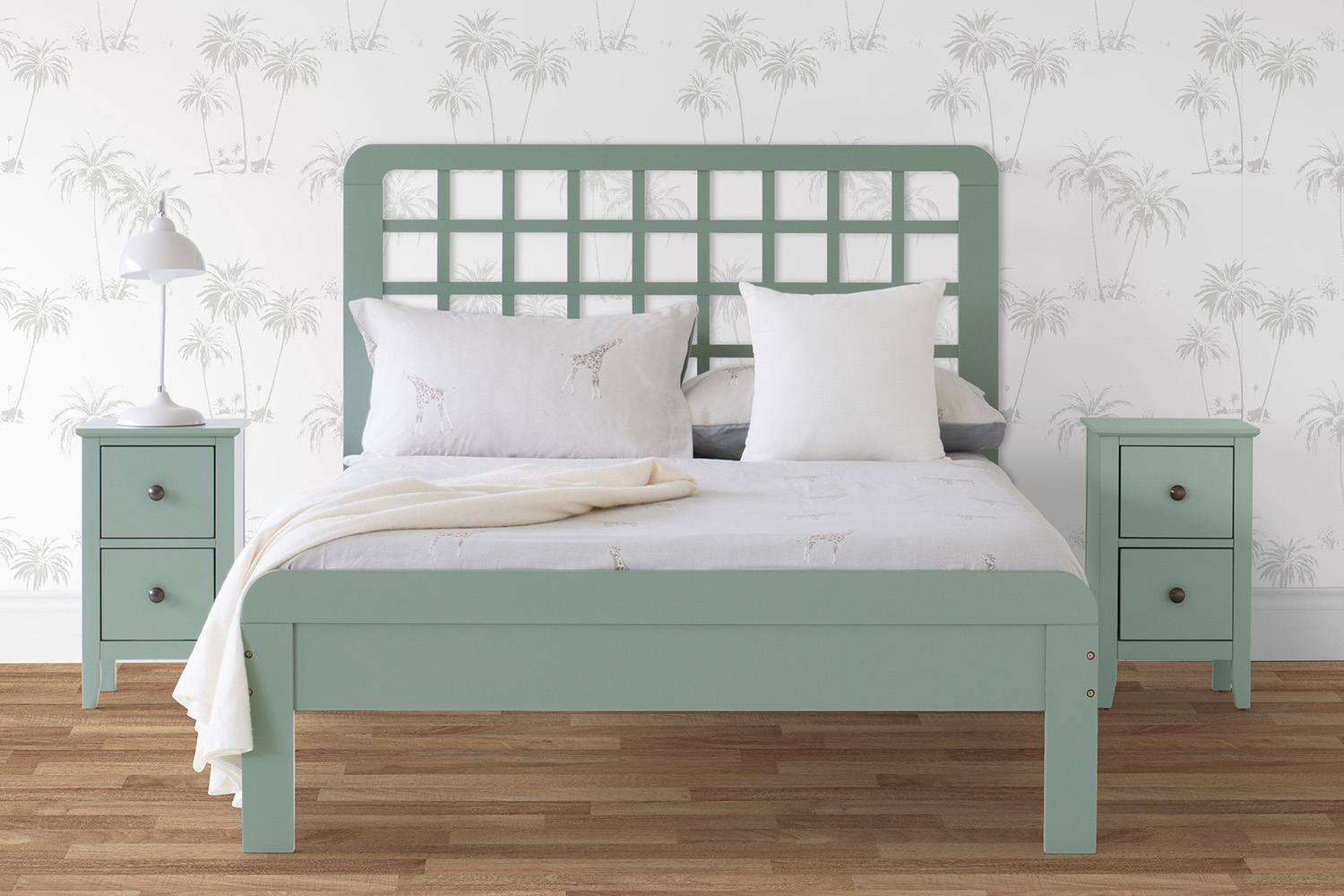 Nero Bed Frame | Small Double | 4ft | Green