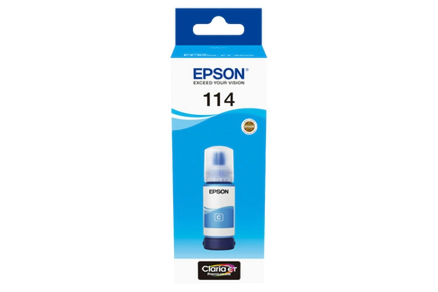 Epson T07B2 114 Eco Tank Ink Bottle | 70ml | Cyan