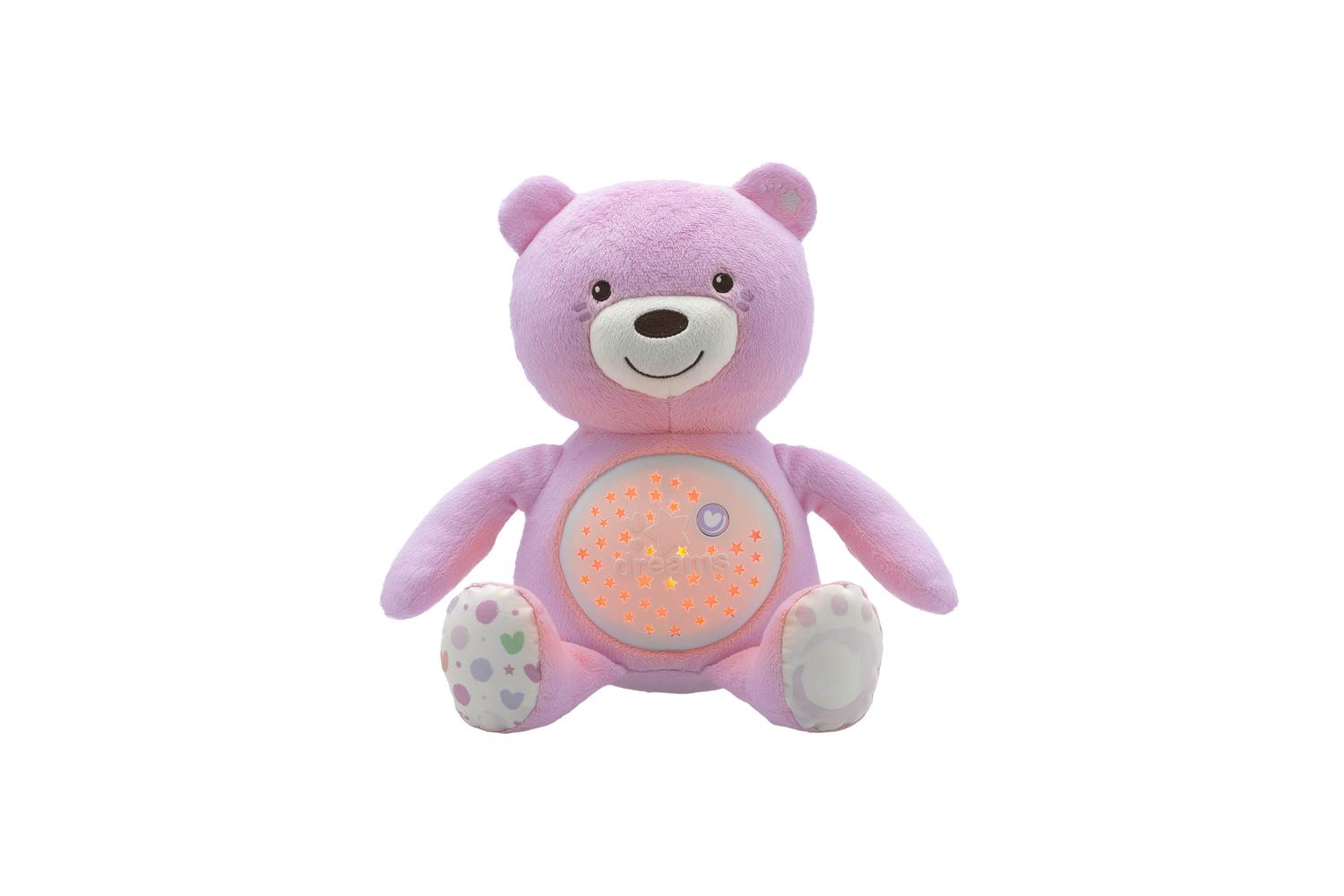 Chicco First Dreams Baby Bear Plush Projector - Gentle Sleep Aid For Infants, Baby & Nursery Specialist, Chicco
