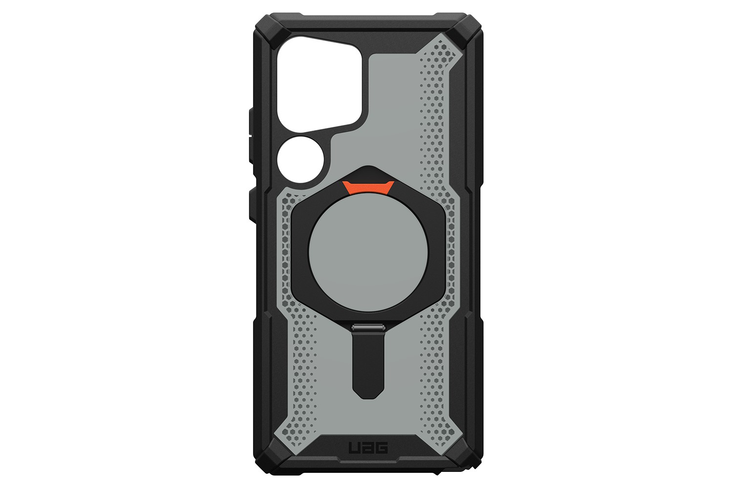 UAG Plasma XTE Samsung Galaxy S25 Ultra Magnetic Case | Black/Orange