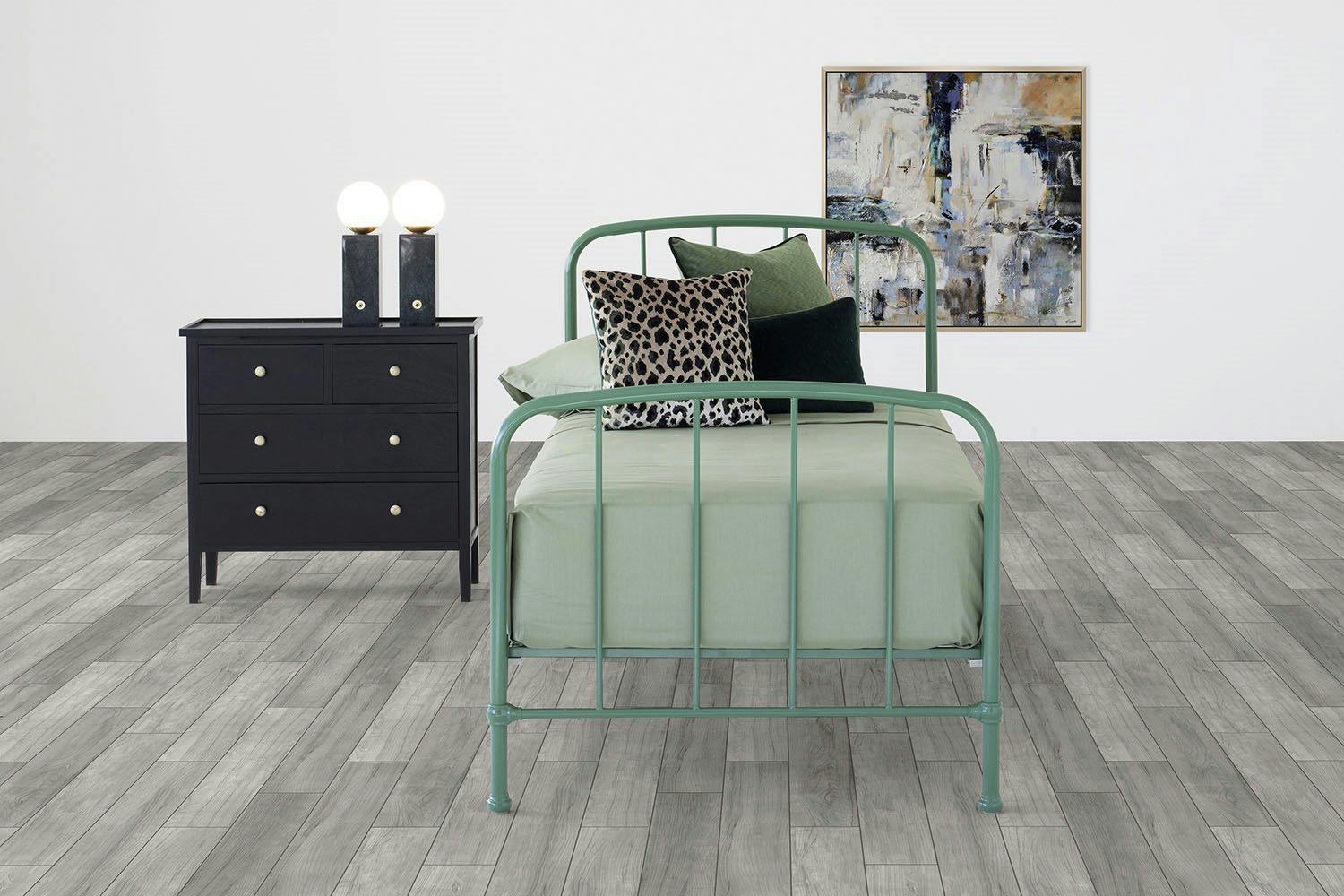 Dillon Bed Frame | Single | 3ft | Green