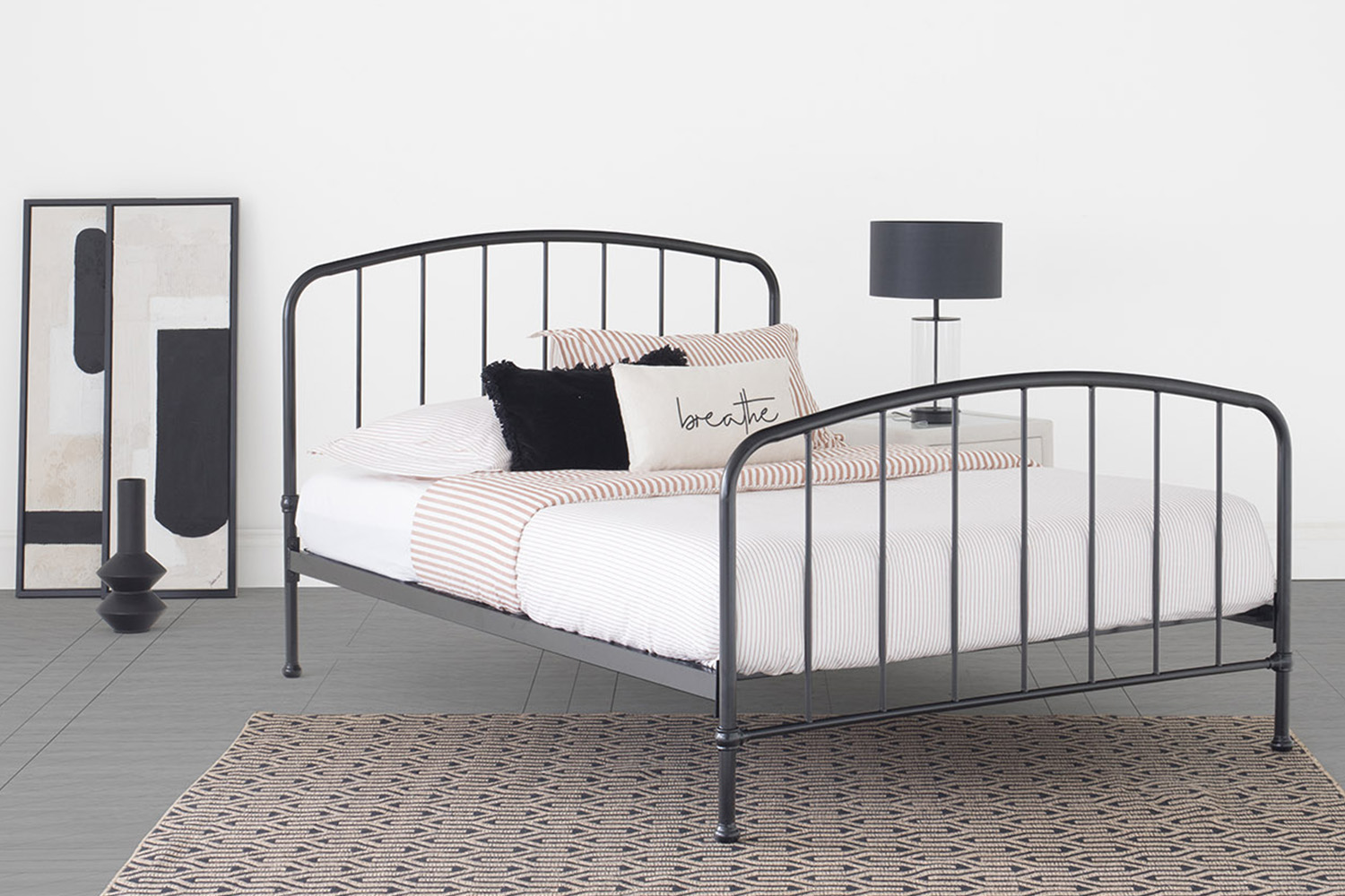 Dillon Bed Frame | Small Double | 4ft | Black