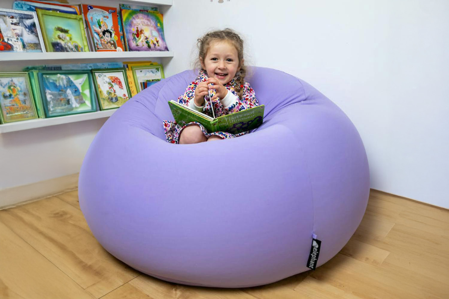 Elephant | Mellow Bean Bag | Lilac