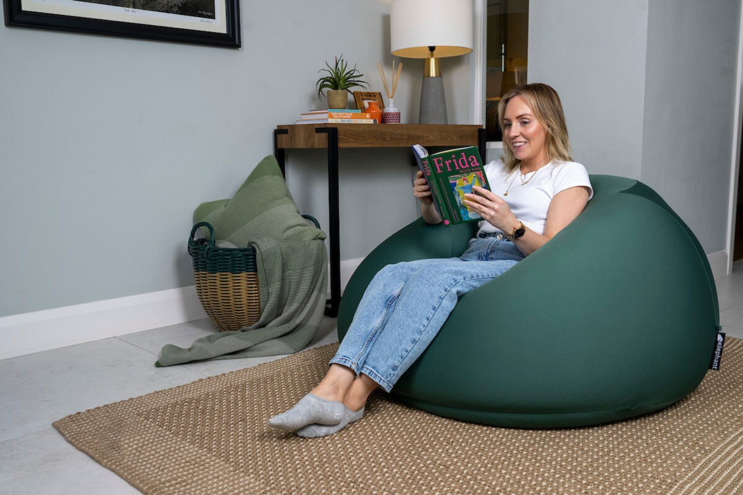 Elephant | Mellow Bean Bag | Green