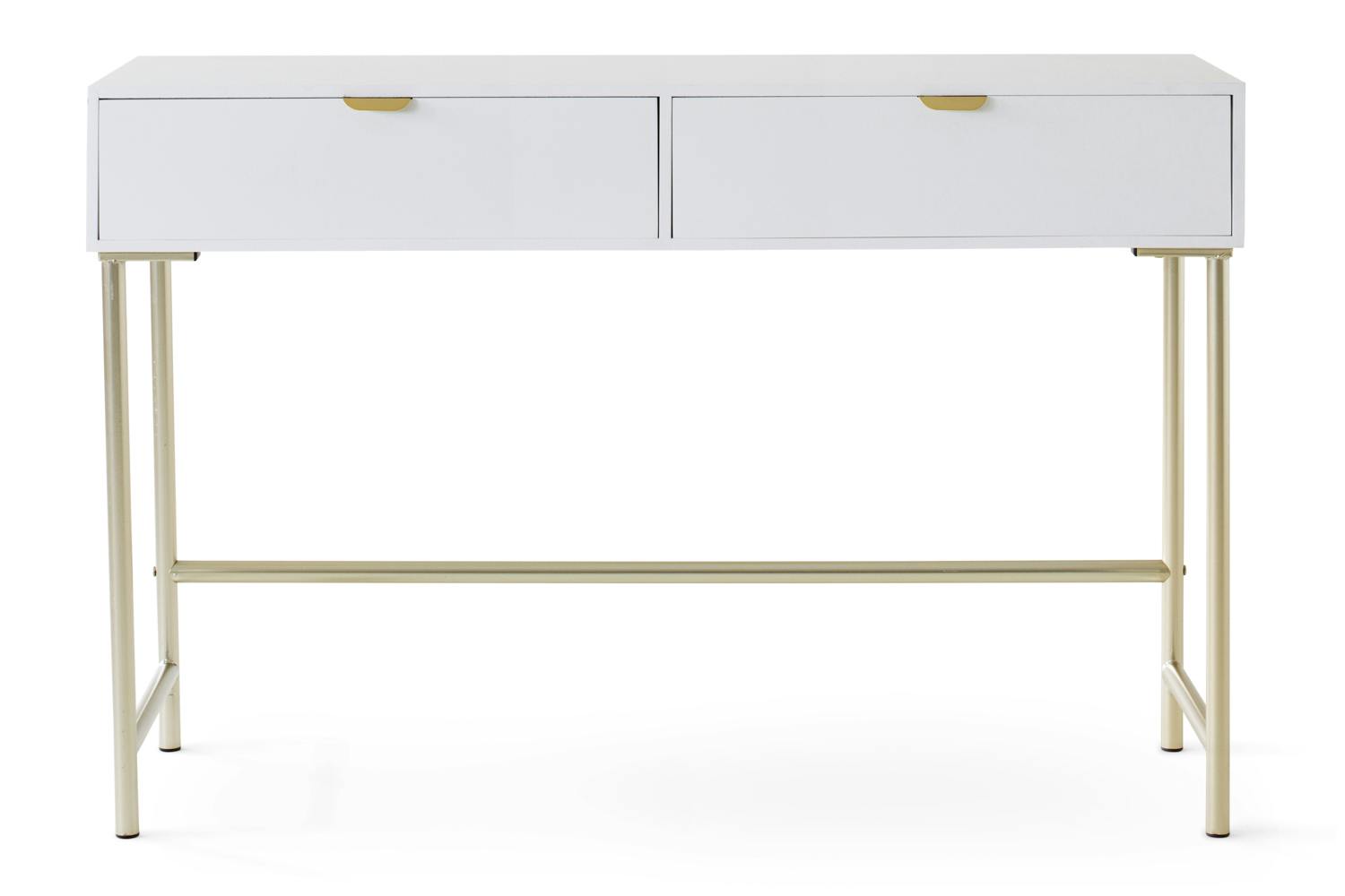 Frankie Desk | 2 Drawer | White