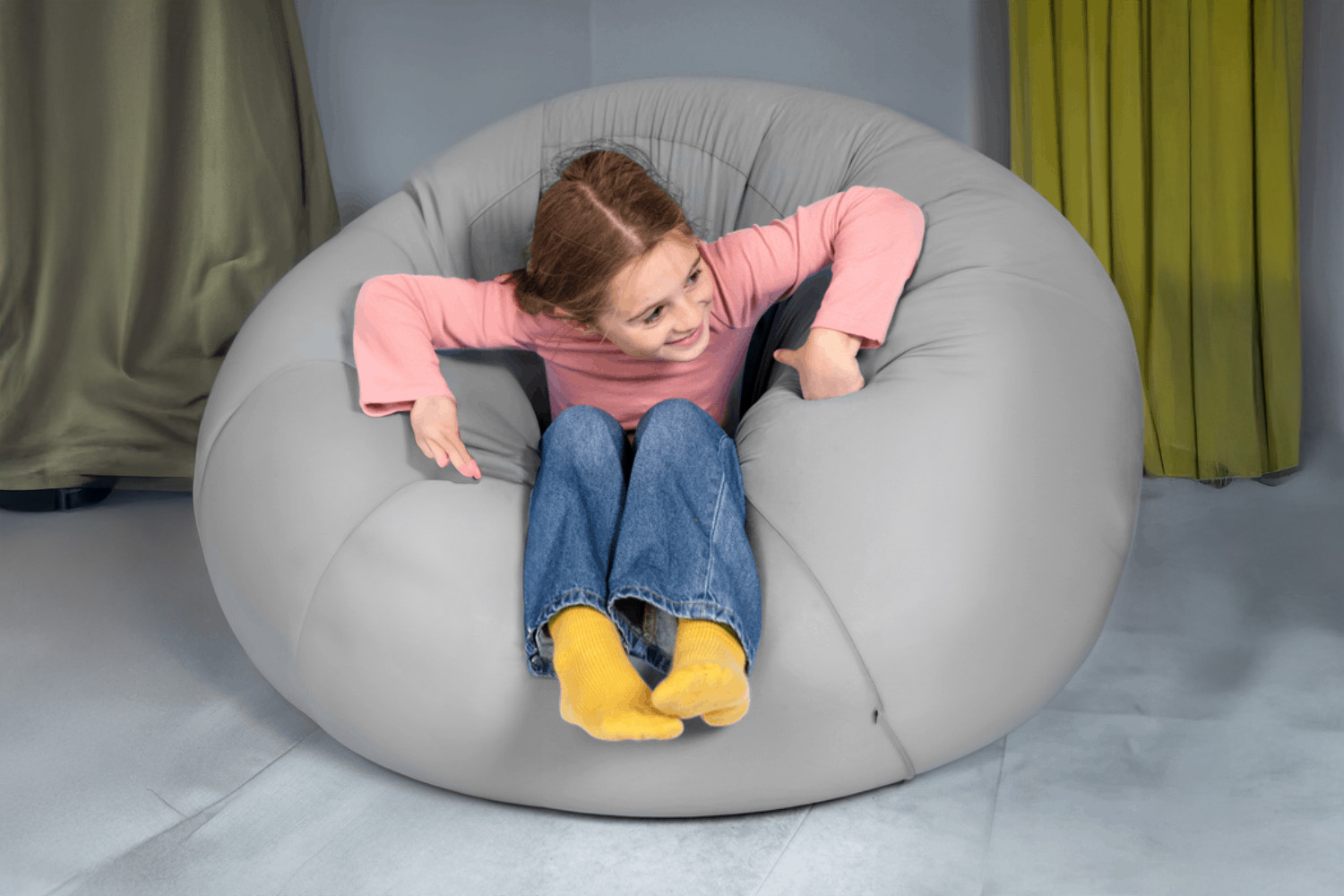 Elephant | Mellow Bean Bag | Grey