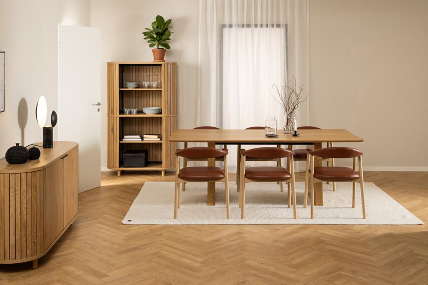 Addi Dining Chair | Brandy