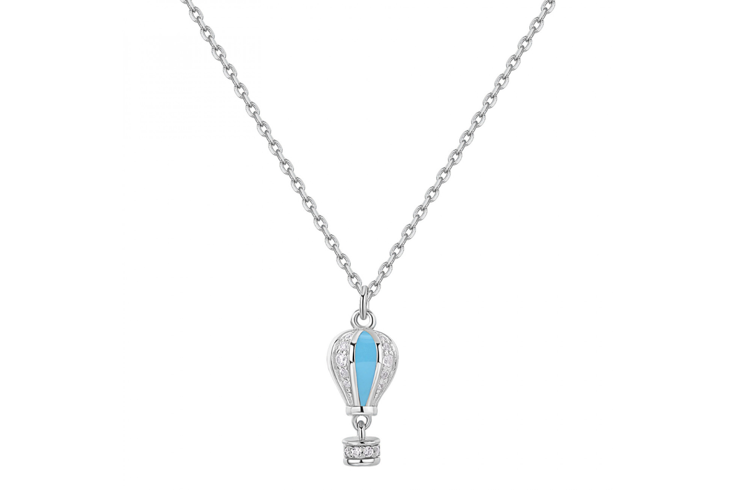 Sumptuous Rosato Rzar03 - Aria Silver Necklace