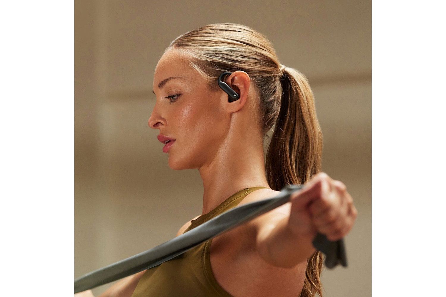 Beats Powerbeats Pro 2 Open-Ear True Wireless Active Noise Cancelling Earbuds | Jet Black