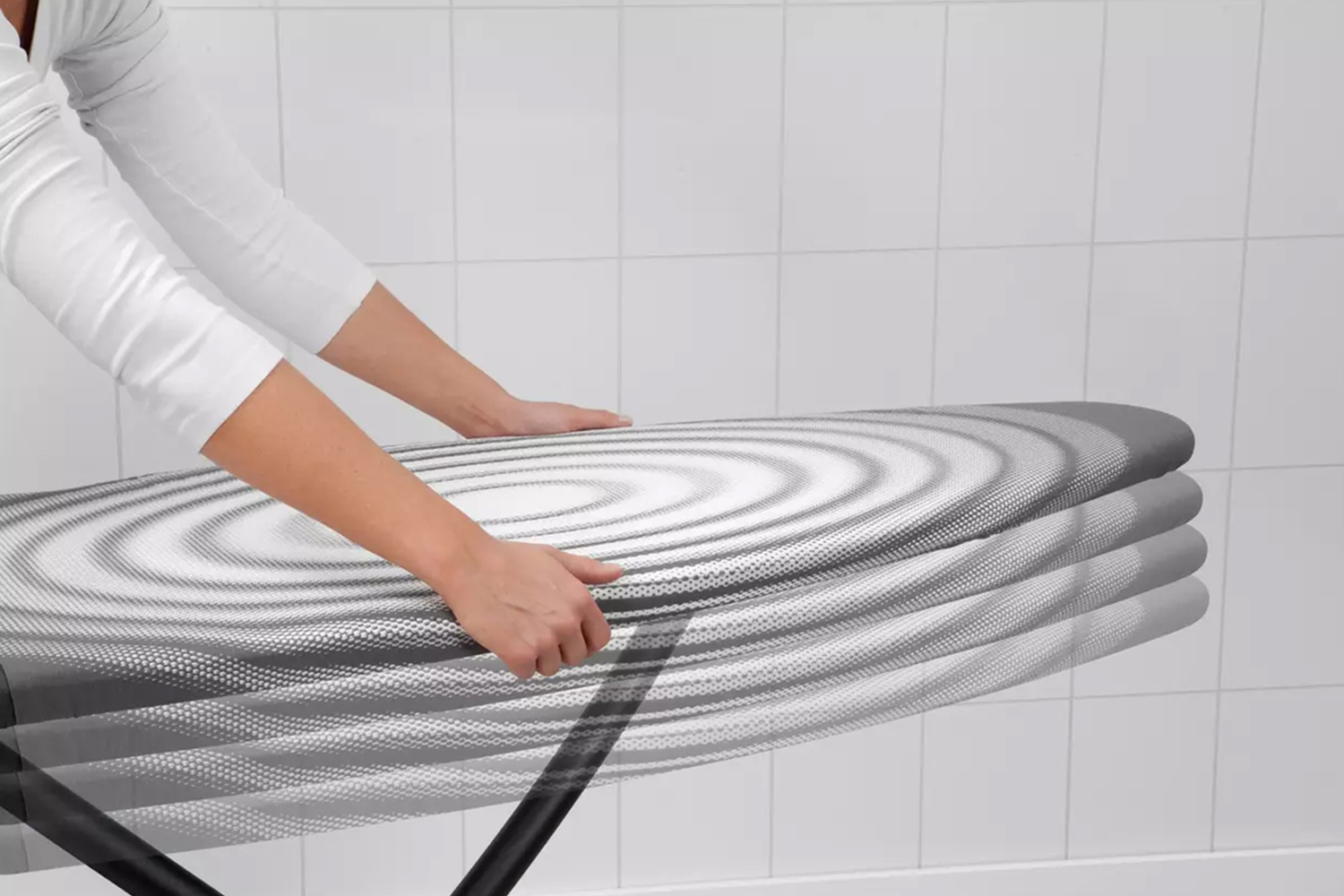 Brabantia Steam Ironing Board D | Titan Oval | 135 x 45 cm