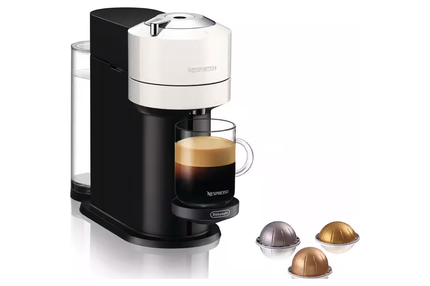 Nespresso Vertuo Next Coffee Machine by De'Longhi | ENV120.W | White