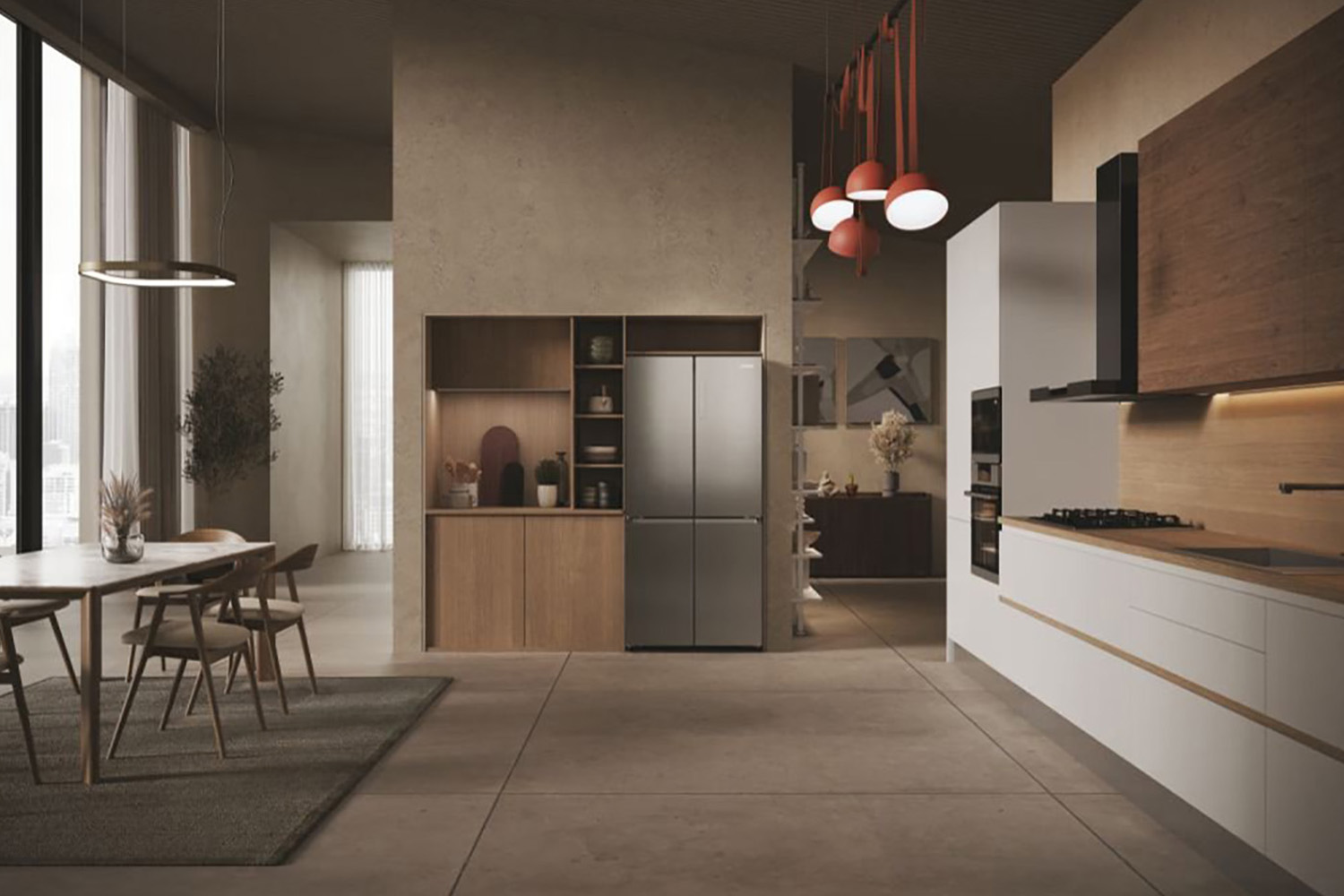 Haier Series 3 Multi Door Fridge Freezer | HCR3818ENMM