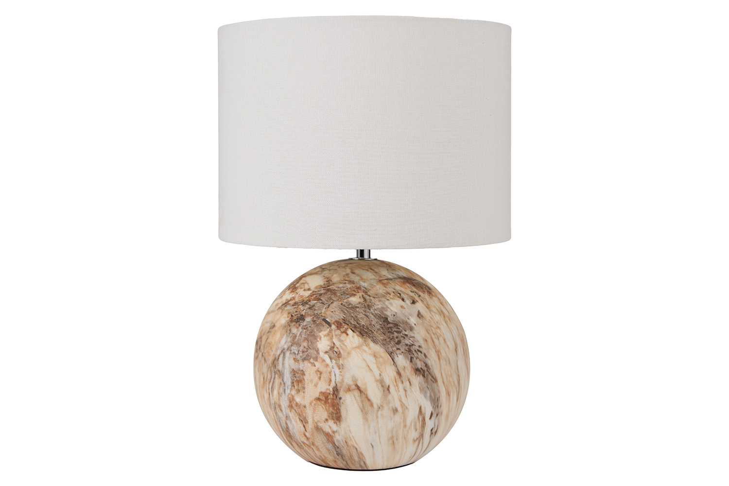 Ceramic Natural Stone Effect Table Lamp | Brown