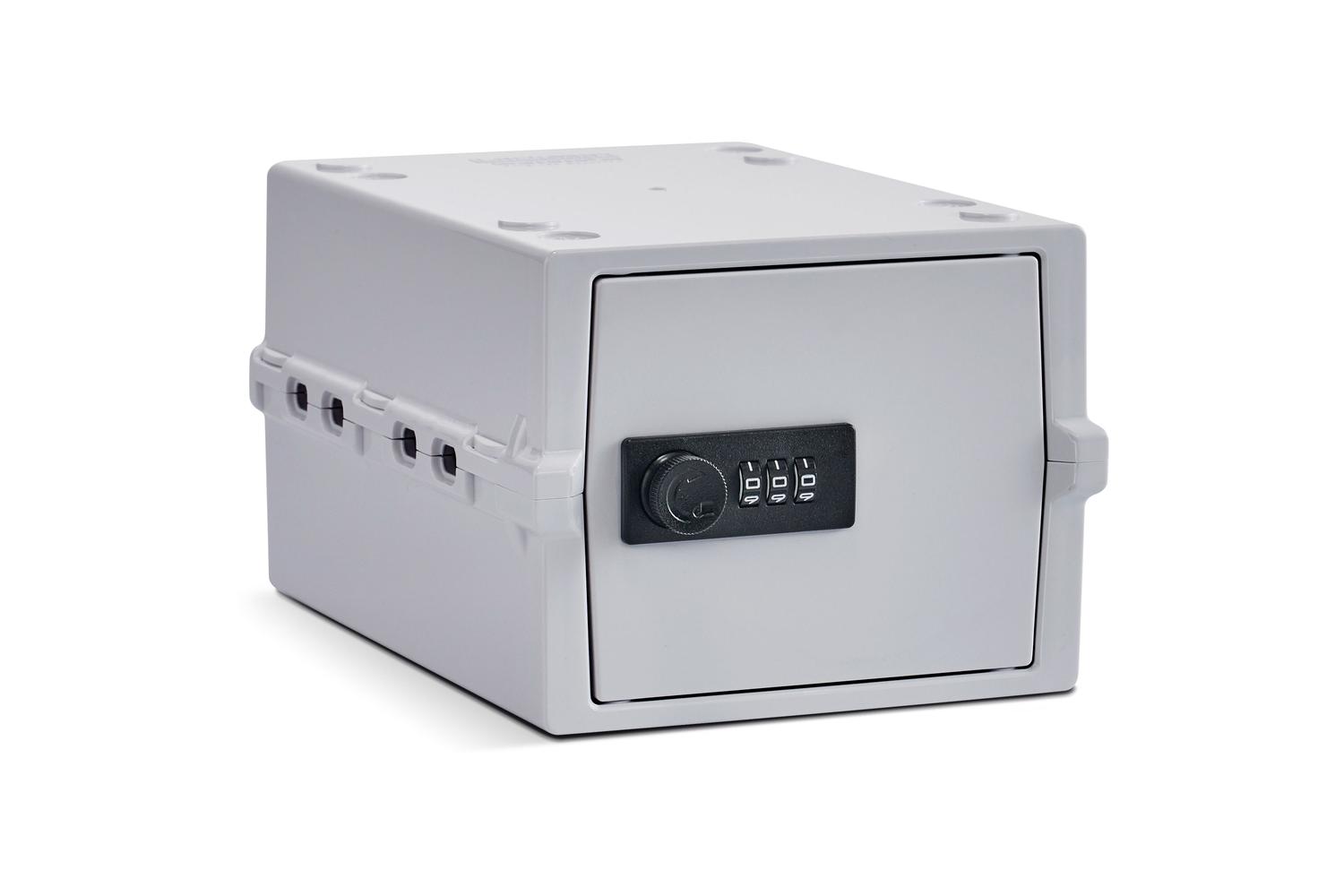 Lockabox Mini™ Opal White | Small Lockable Storage Box | 3 Litre Combination Lock Box For Food, Medicine & Home Safety