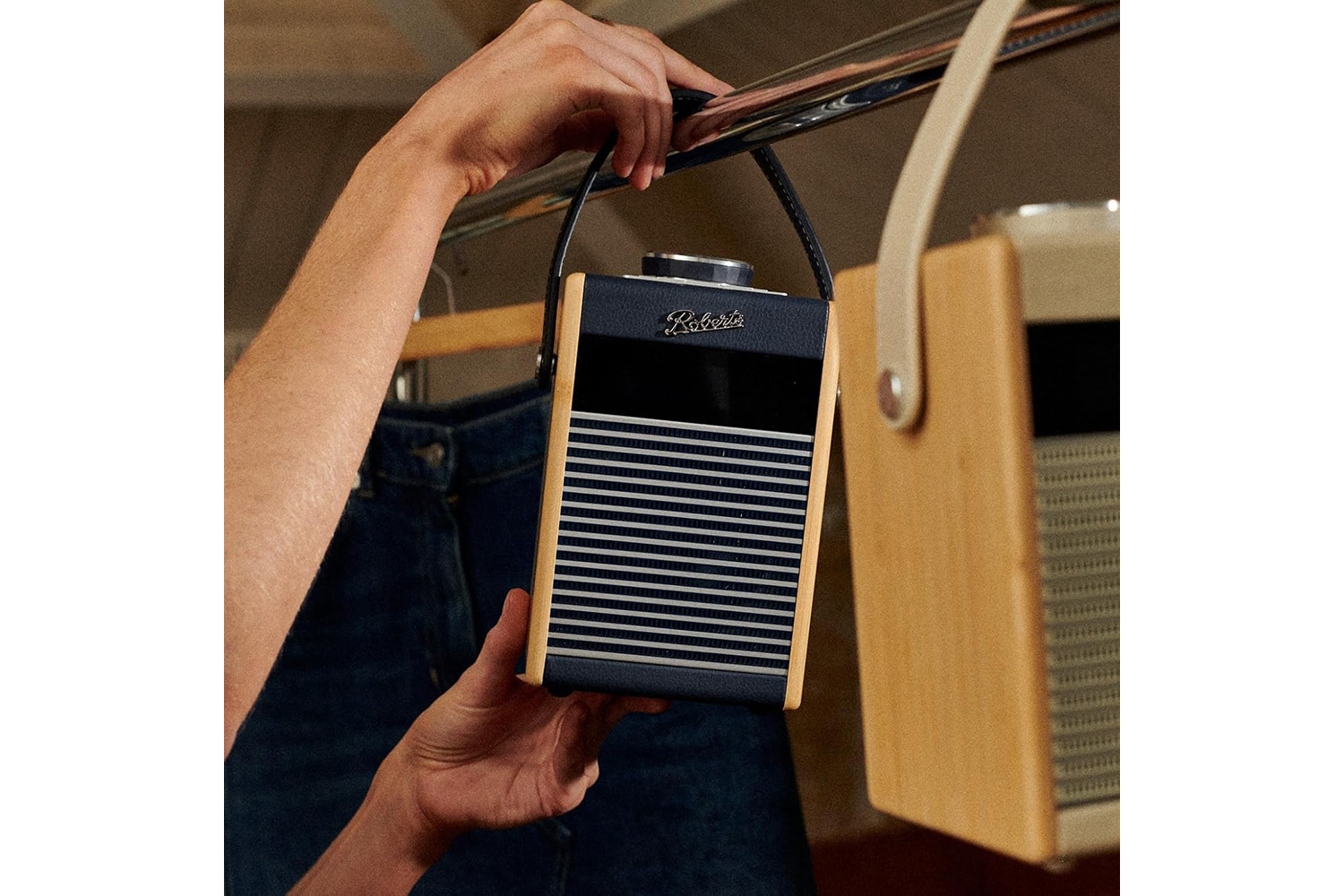 Roberts Rambler Midi DAB+/FM Radio with Bluetooth | Navy