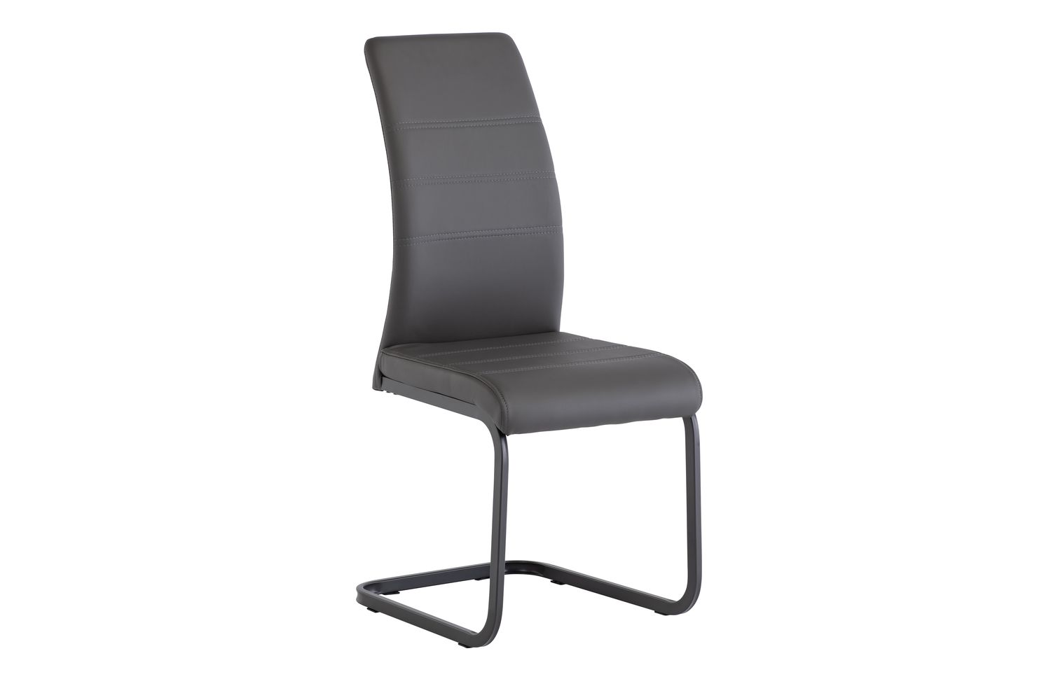 Michigan Dining Chairs | Leather | Grey | Set of 2