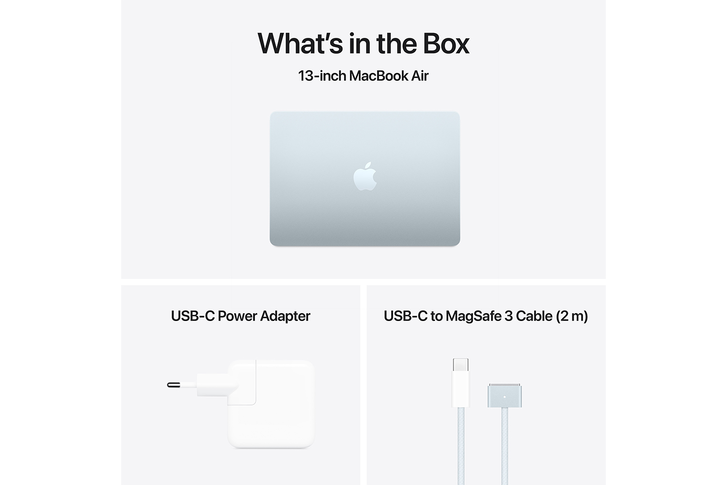 MacBook Air 13.6" | M4 | 10-Core CPU | 16GB | 256GB | Sky Blue (2025)