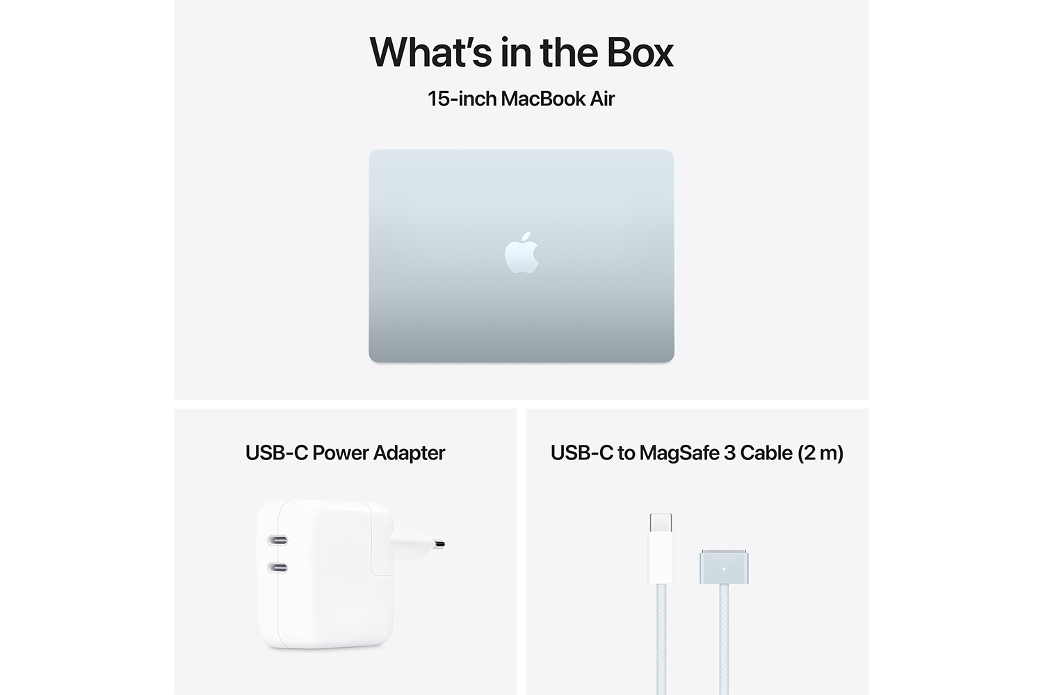 MacBook Air 15.3" | M4 | 10-Core CPU | 24GB | 512GB | Sky Blue (2025)