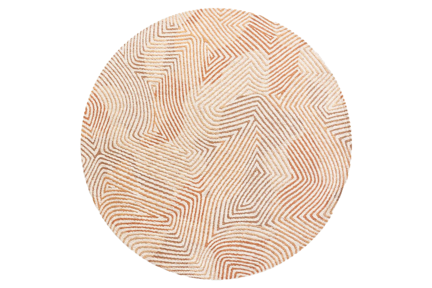 Louis De Poortere | Coral | Indoor Eco Rug | Red | 140 x 140 cm