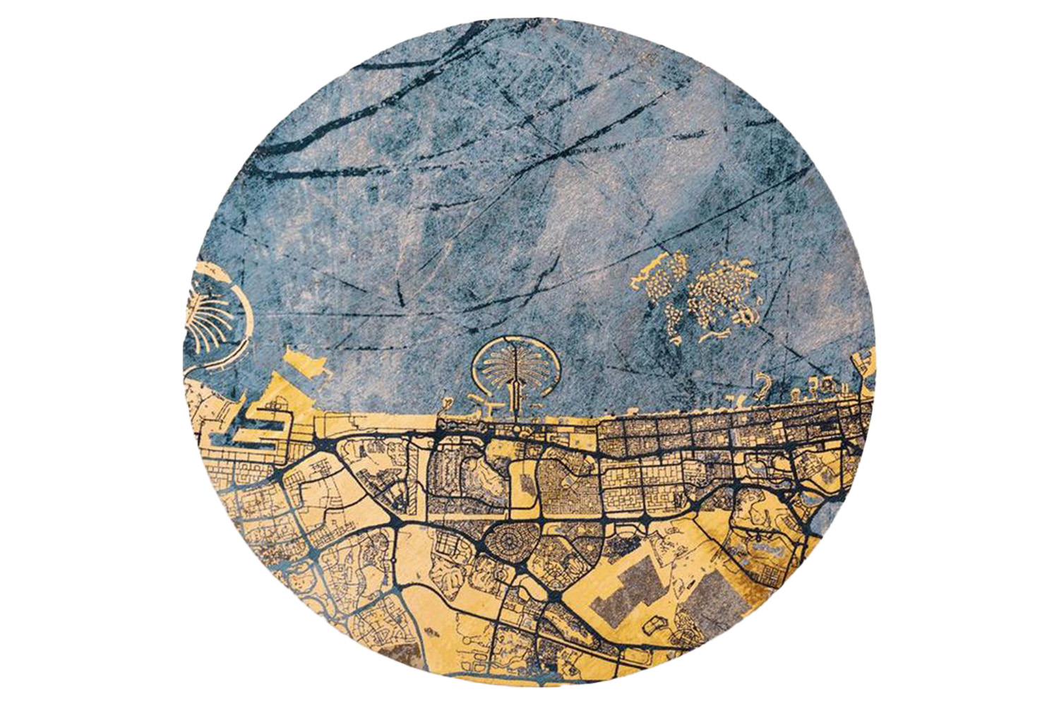 Louis De Poortere | Dubai | Indoor Eco Rug | Multicolour | 240 x 240 cm