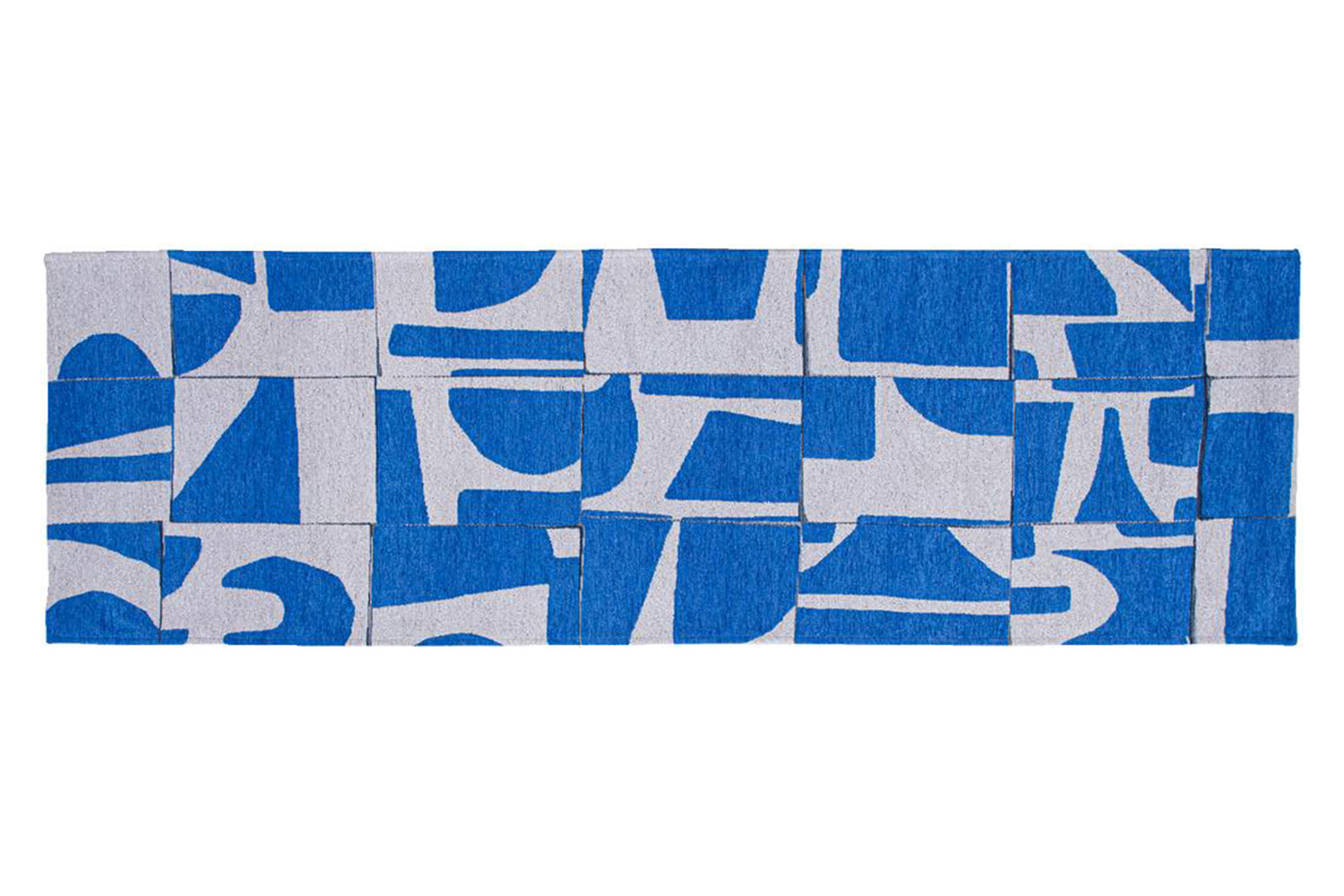 Louis De Poortere | Papercut | Indoor Eco Rug | Blue/White | 80 x 250 cm