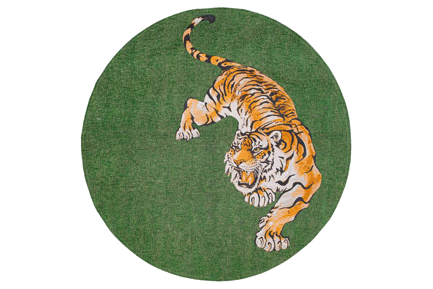 Louis De Poortere | Tiger Indoor Eco Rug | Green | 240 x 240 cm