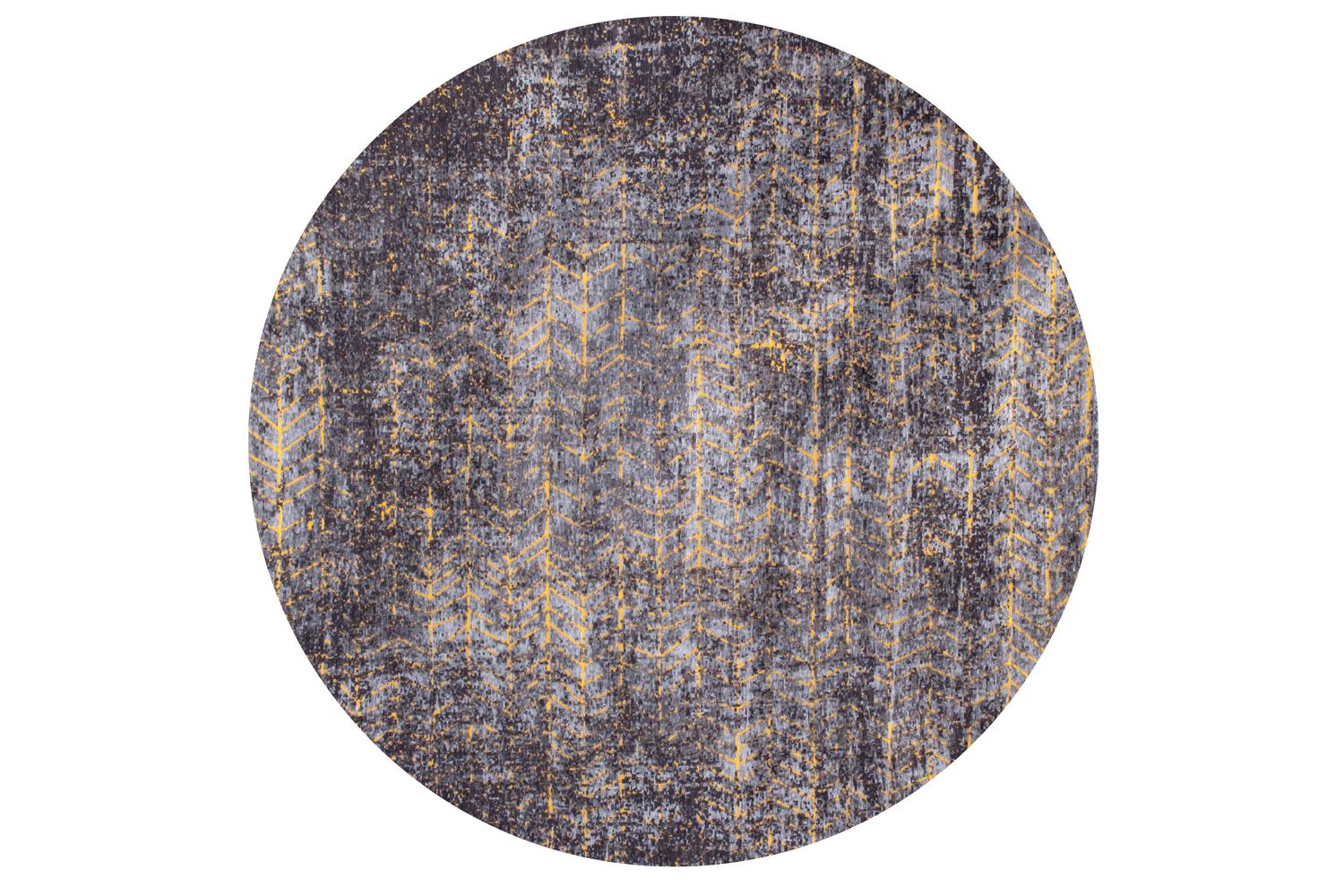 Louis De Poortere | Jacob's Ladder Eco Rug | Black | 140 x 140 cm