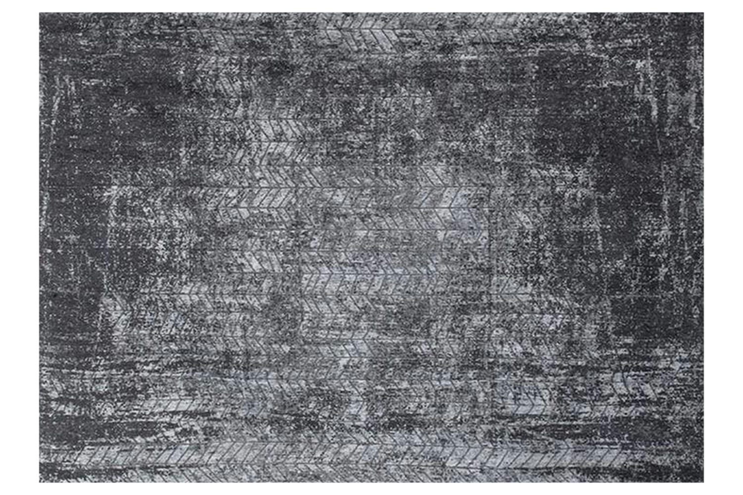 Louis De Poortere | Jacob's Ladder Eco Rug | Black | 140 x 200 cm
