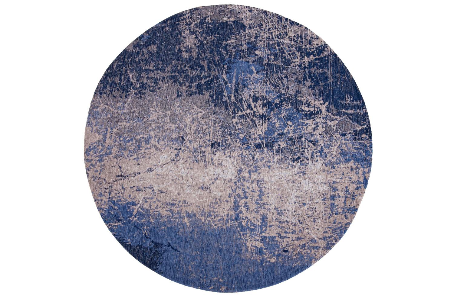 Louis De Poortere | Cracks Eco Rug | Blue | 240 x 240 cm