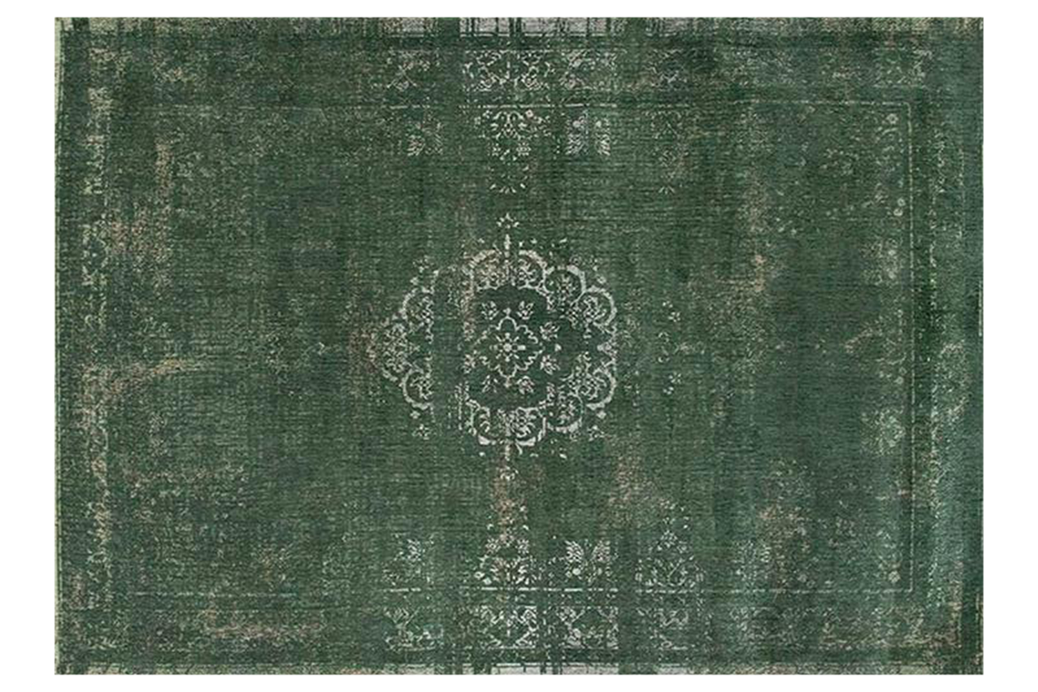 Louis De Poortere | Medallion Eco Rug | Green | 280 x 390 cm