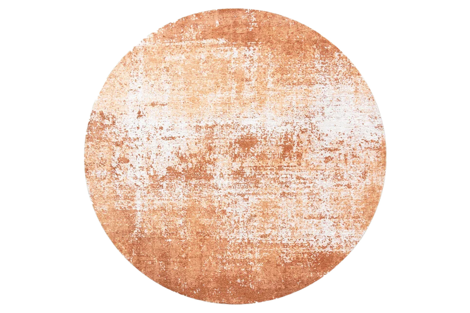 Louis De Poortere | Virgin Land Mars Eco Rug | Orange | 140 x 140 cm