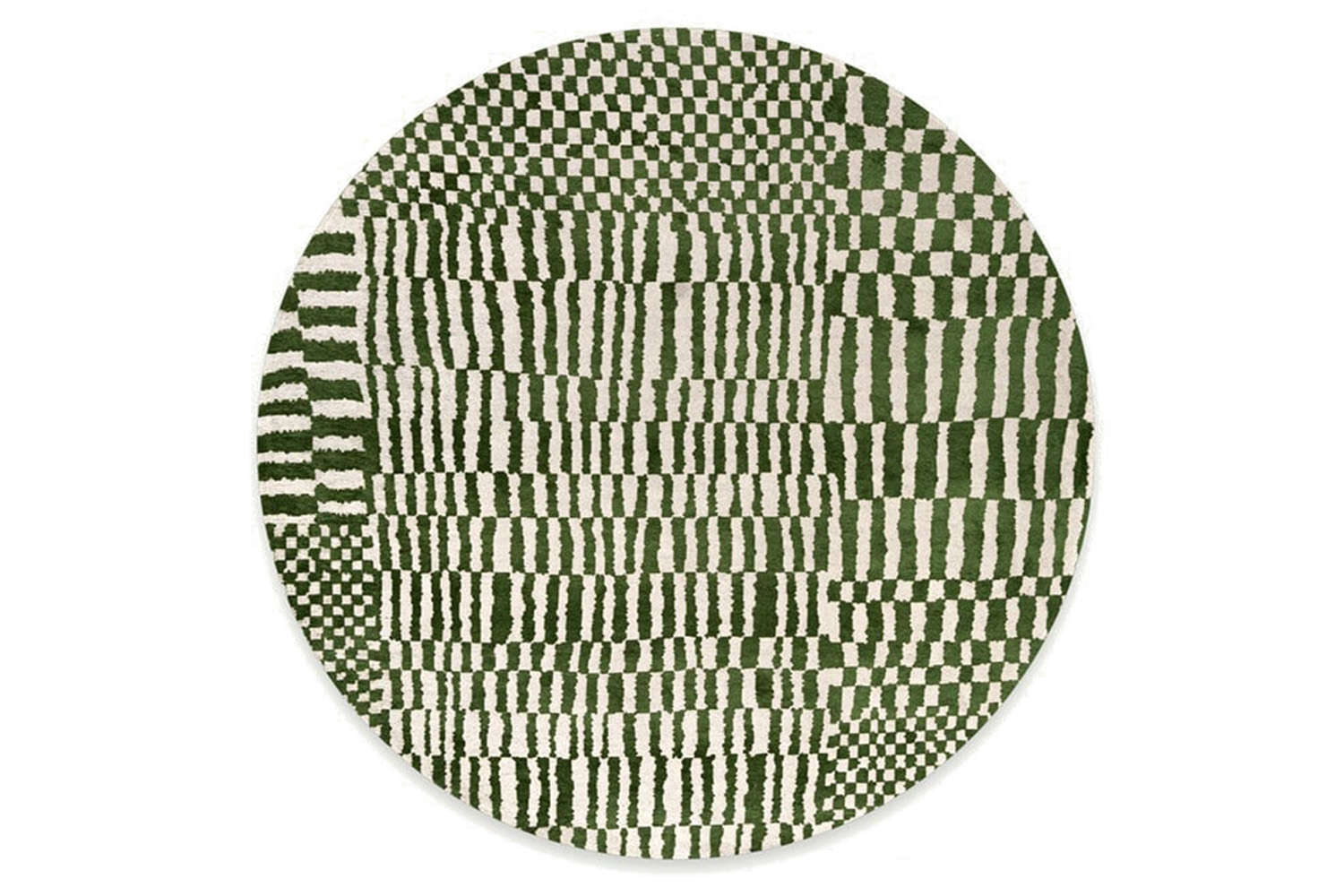 Louis De Poortere | Berber | Indoor Eco Rug | Green | 240 x 240 cm