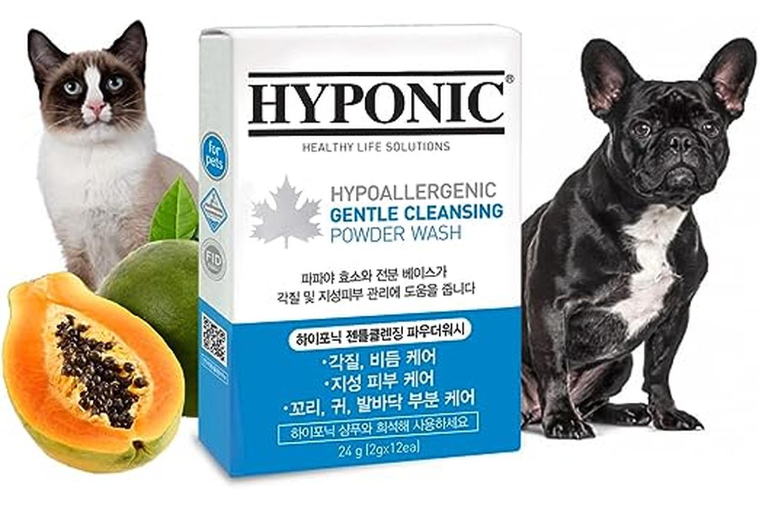 Hyponic Gentle Exfoliating Scrub Powder | Pets Grooming Essentials | Natural Ingredients