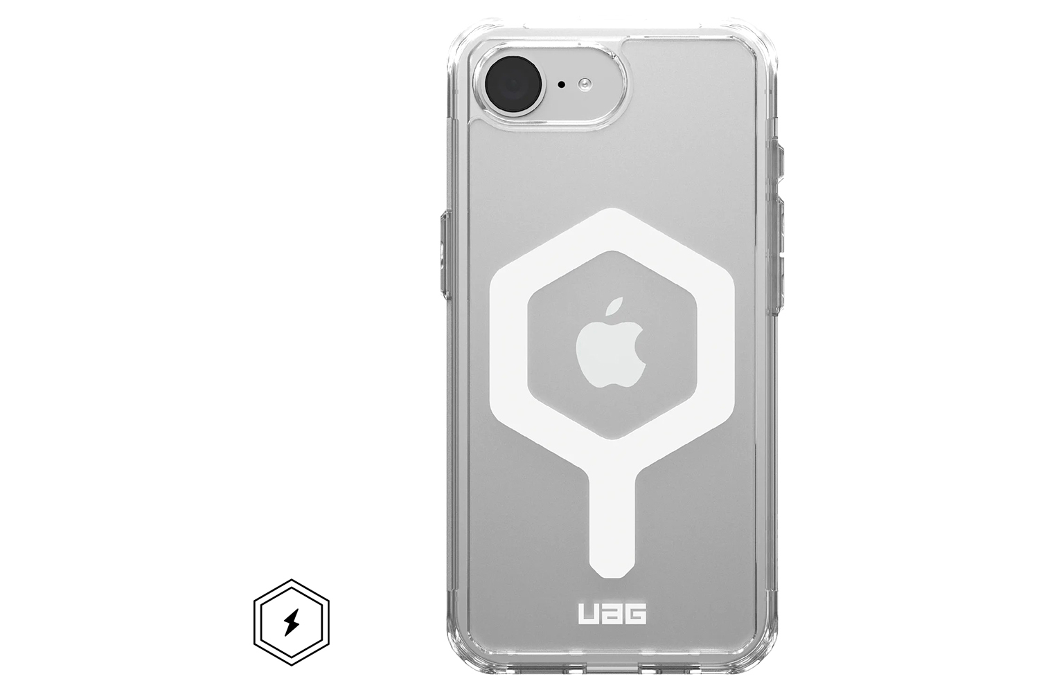 UAG Plyo for Magsafe iPhone 16e Case | Ice/White